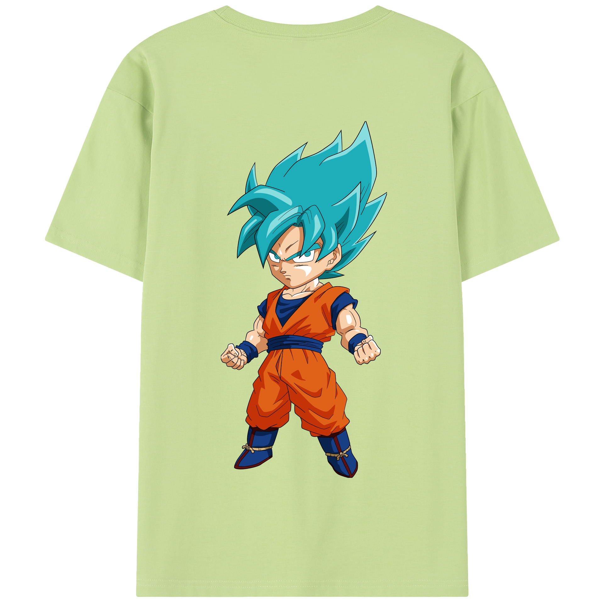 （画像用） ドラゴンボール 孫 悟飯（そんごはん）DRAGON BALL Son Gohan 綿100％半袖Tシャツ（背面プリント）